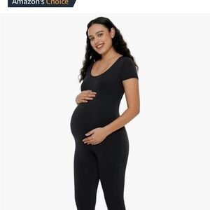 Maternity Black Jumpsuit